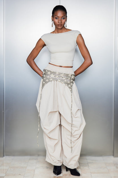 Anouk Asymmetric Deconstruct Star Wide Pants