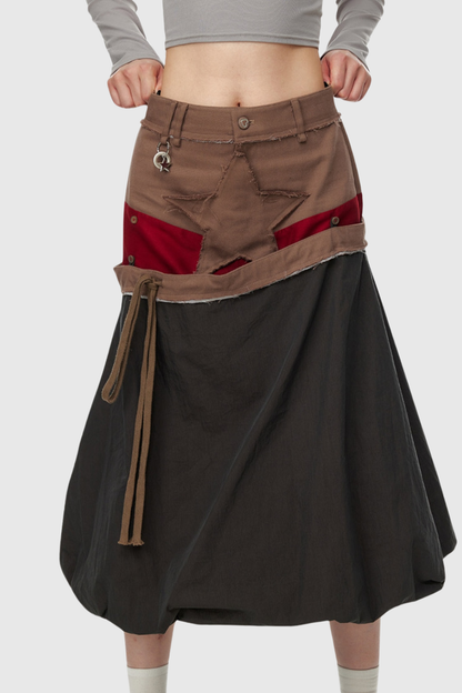 Arben Deconstruct Star Ruffle Skirt