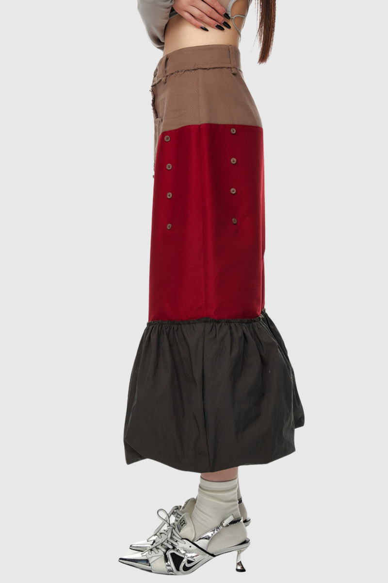 Arben Deconstruct Star Ruffle Skirt