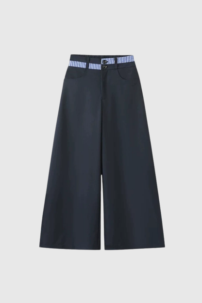 Arden Grid Off Shoulder Pants Set