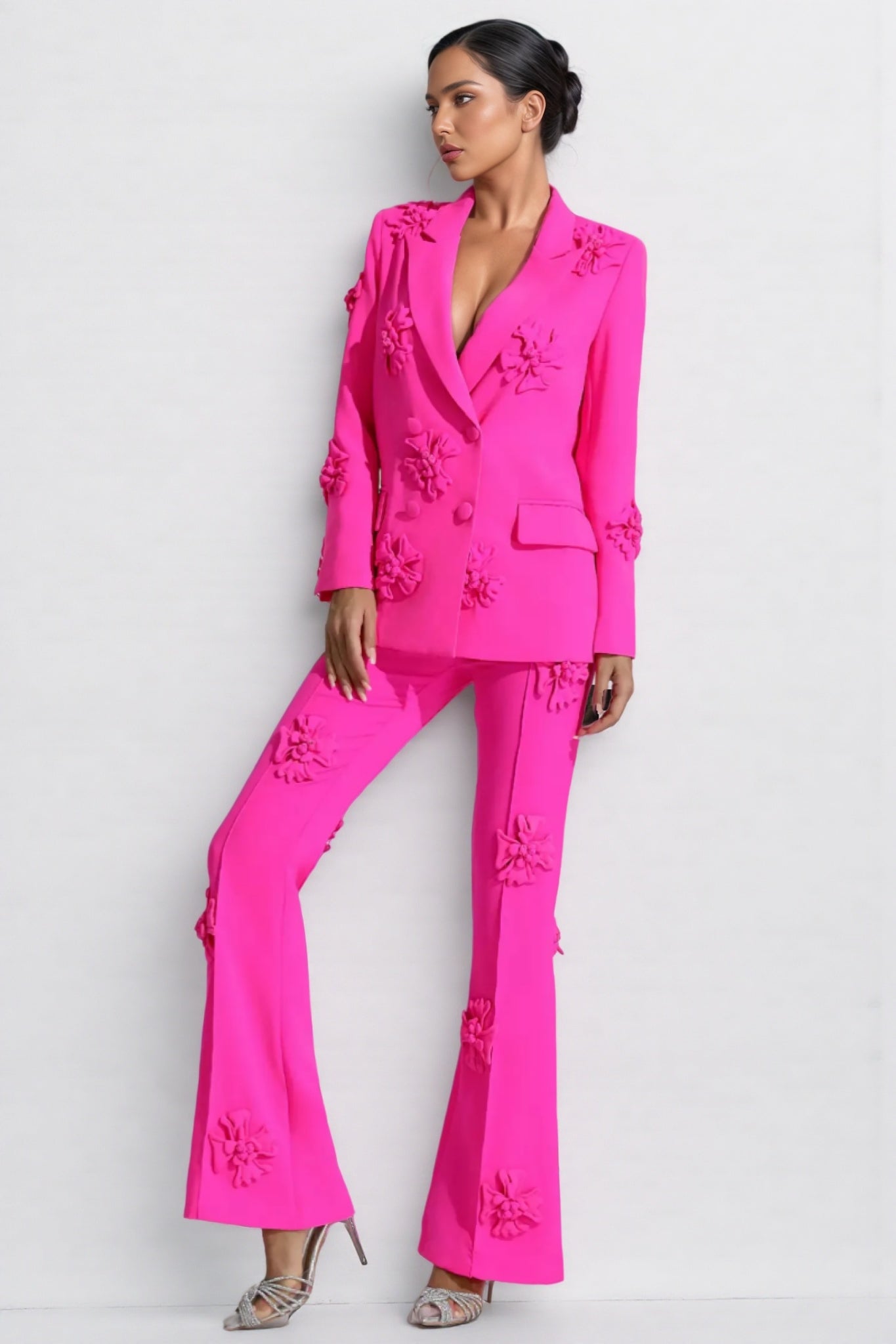 Alena Blouse Jacket & Trousers Two-piece Set