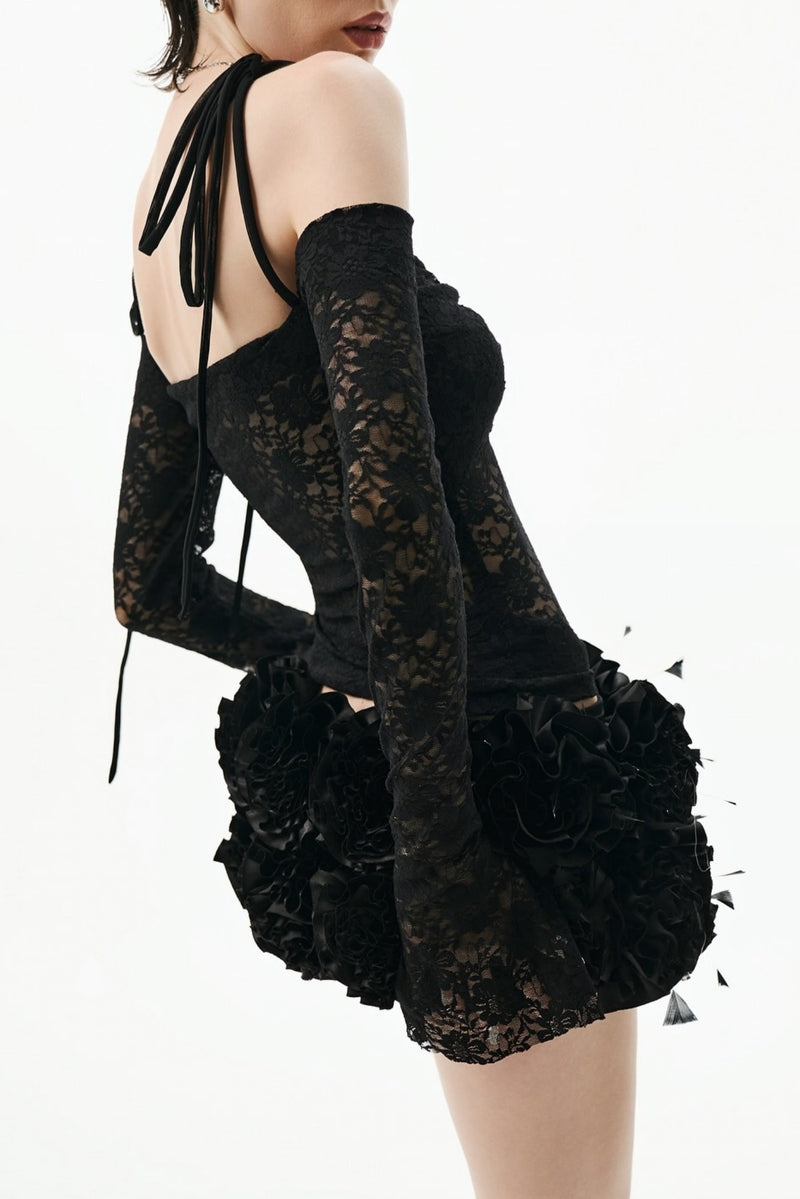 Ariat Lace Appliqué Two Piece Set - Black