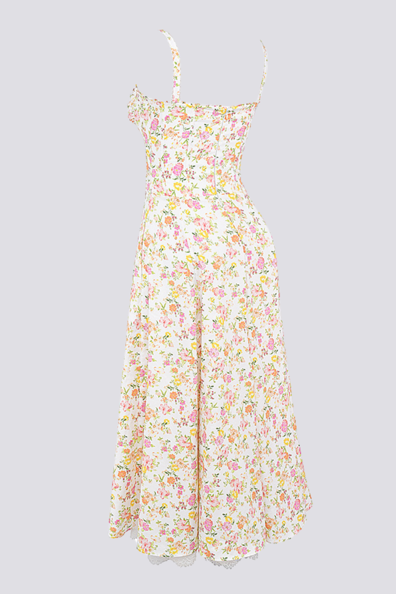 Athénaïs Ruched Maxi Dress
