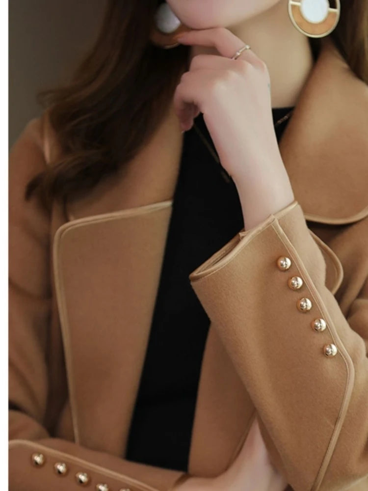 Wool Winter Single New Coat