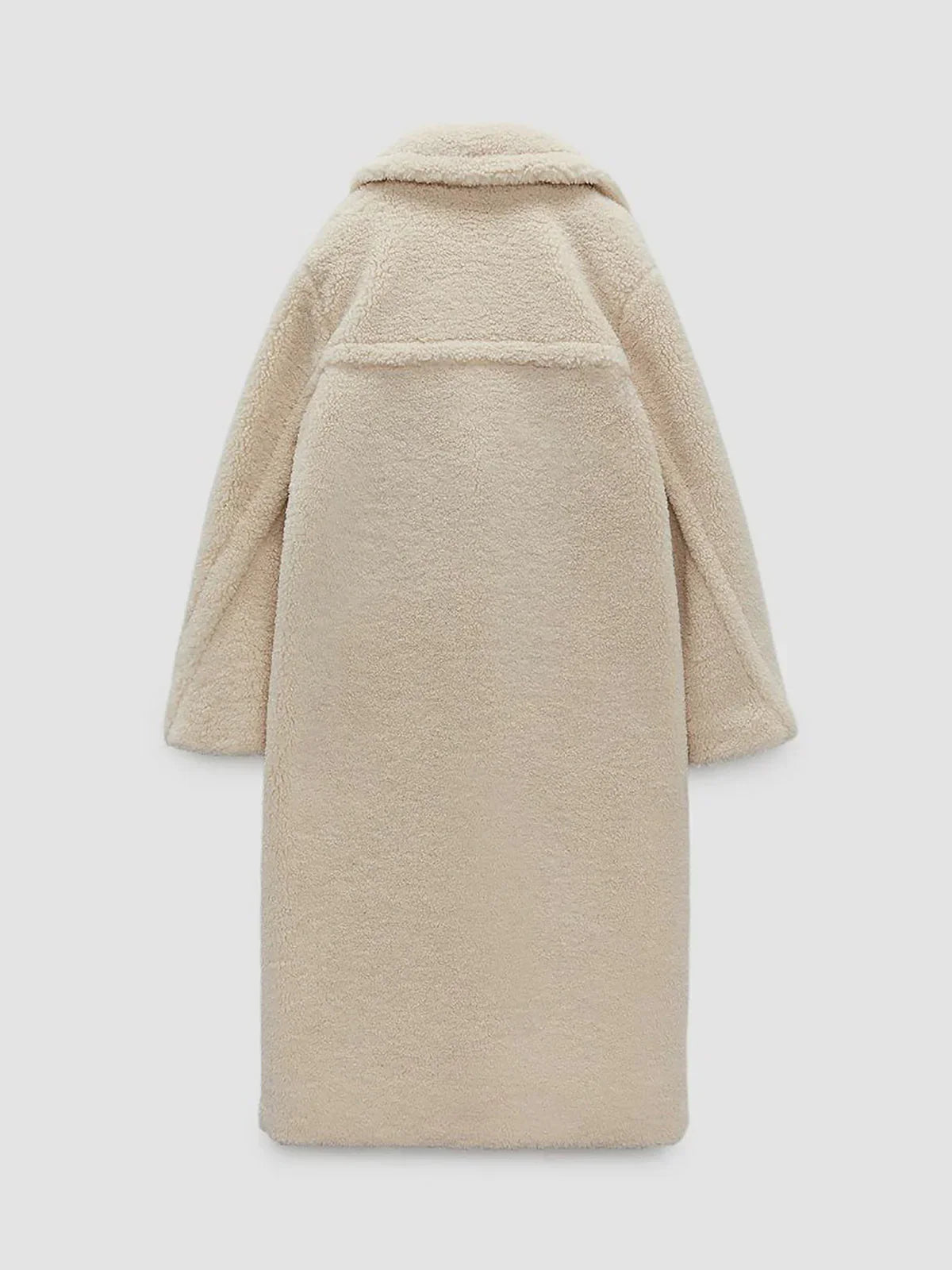 Style Warm Double Pockets Fleece Coat