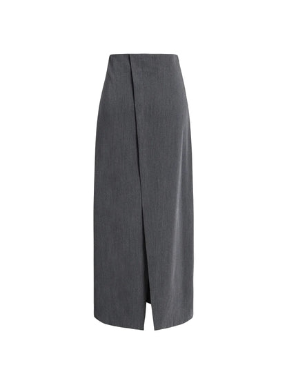 Professional Loose Slit Maxi Skirt