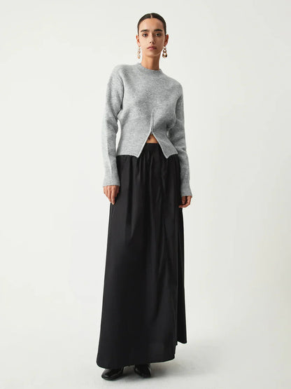 Style Half Zip Fuzzy Sweater