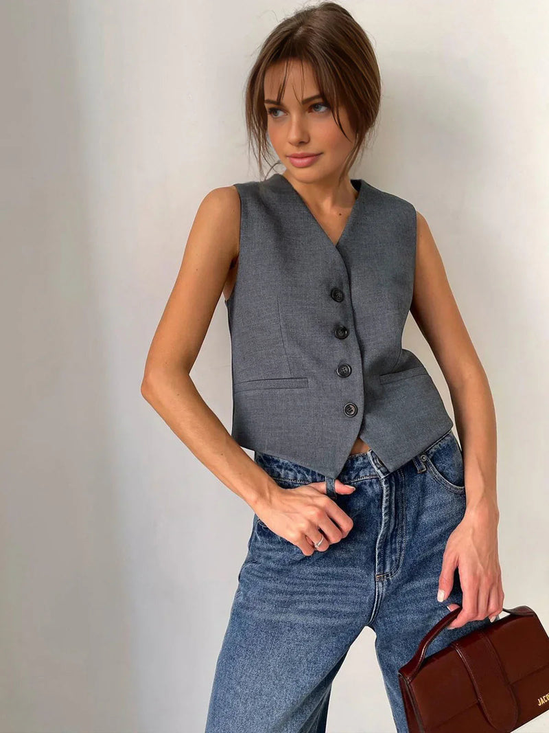 Style Vest & Pants Matching Suit