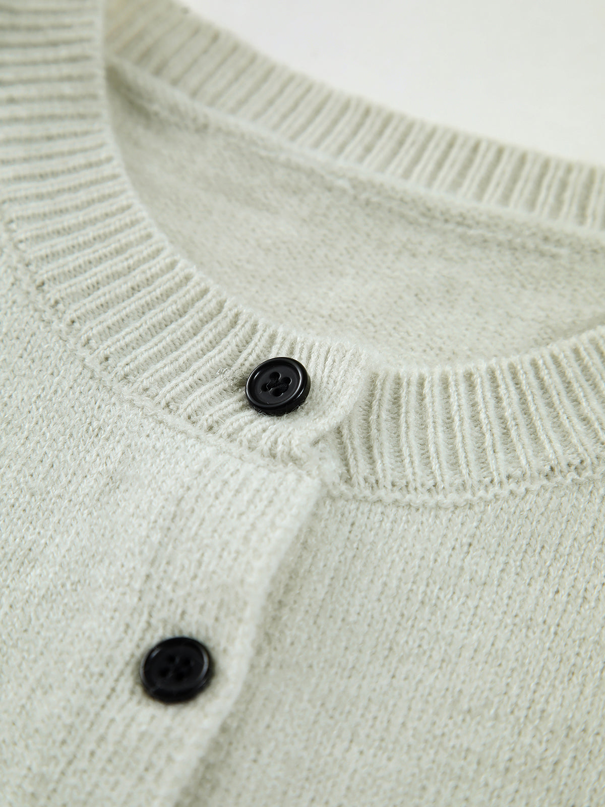 Willow Knit Vest - Button-front Sleeveless Cardigan