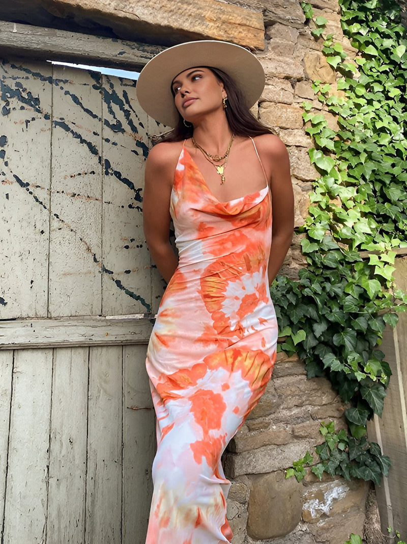Galilea | Tropical Maxi Dress
