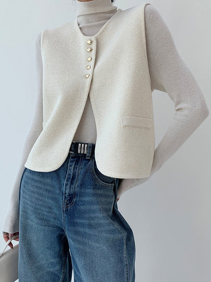 Split Sweater Vest