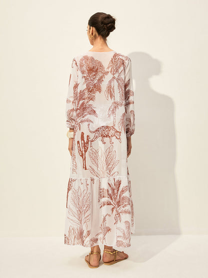 Print Cover-up Skirt