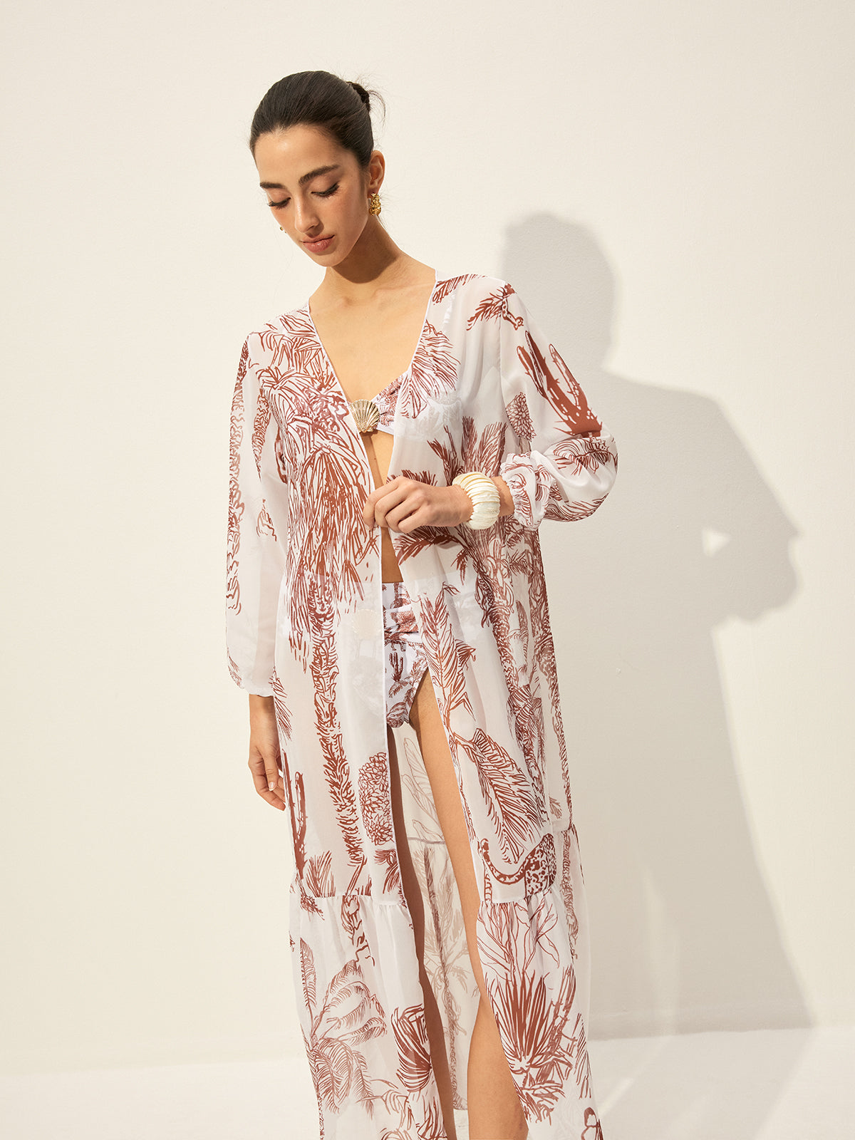 Print Cover-up Skirt