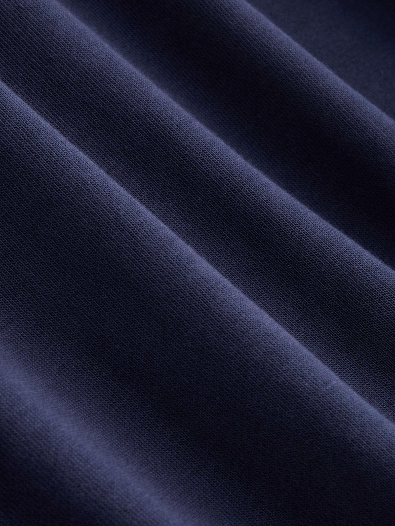Terry Checks Collar Sweatshirt