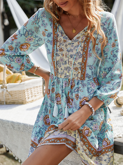 Rina Dress - Blue