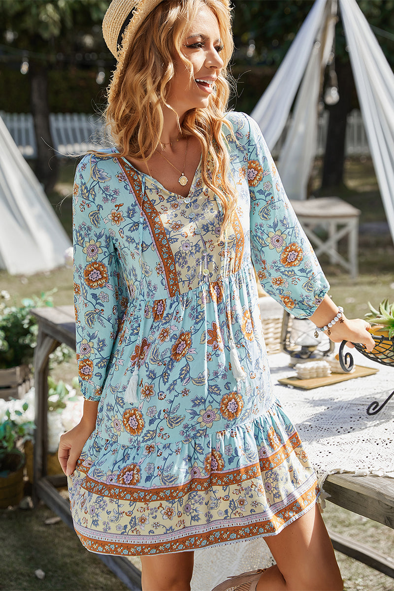 Rina Dress - Blue