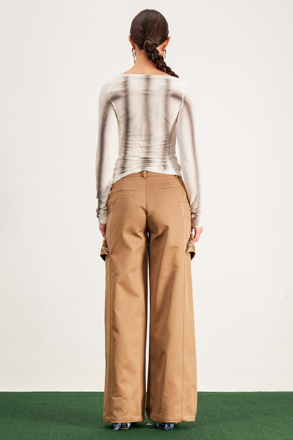Barakat Plaid Cargo Pants