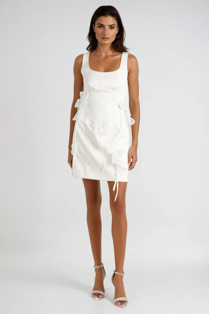 Barta Flower Sleeveless Mini Dress