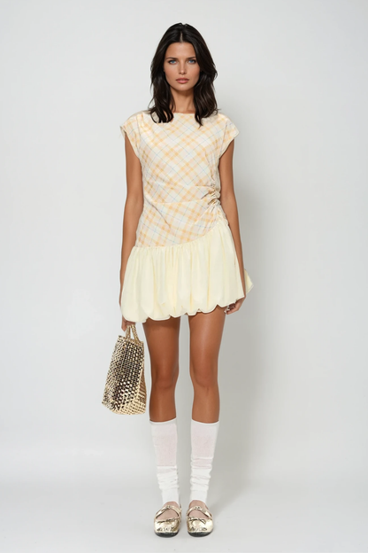 Berkant Plaid Mini Dress