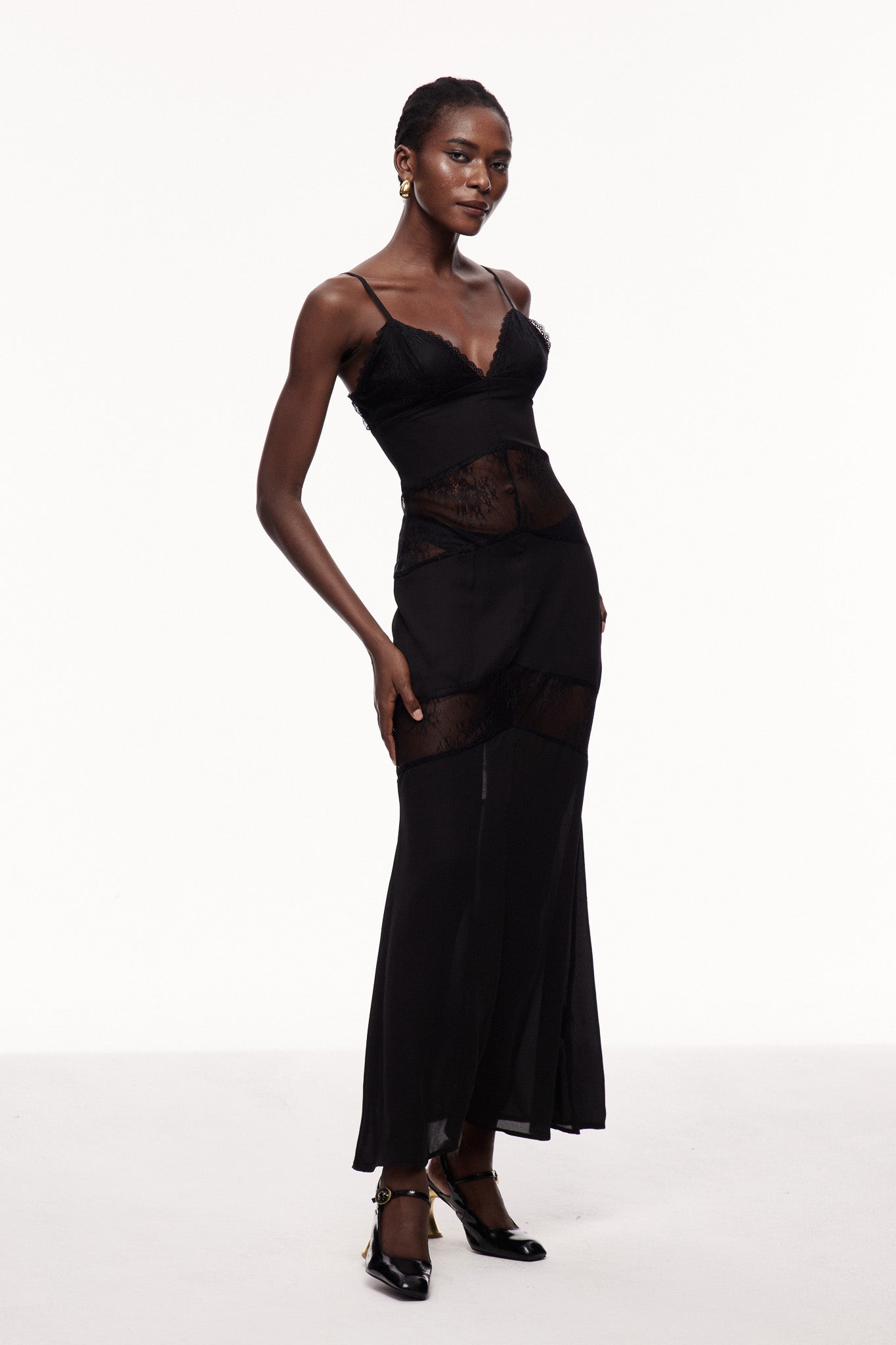 Bernal Lace Cutout Maxi Dress