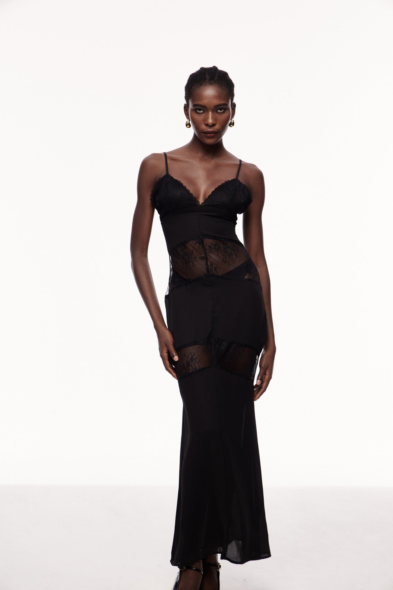 Bernal Lace Cutout Maxi Dress