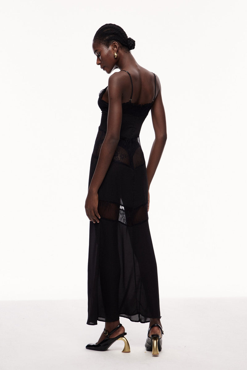 Bernal Lace Cutout Maxi Dress