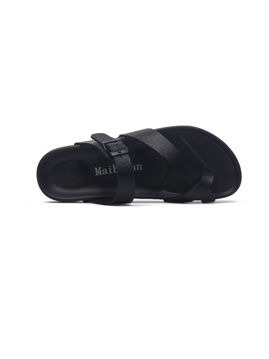 Maibulun | Black Footbed Sandal