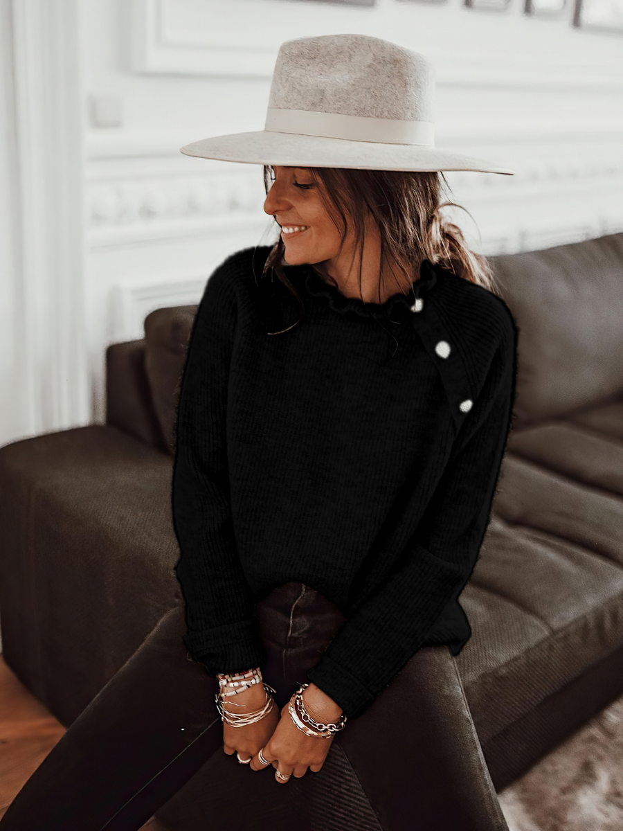 Doll | Makedo Black Knit Sweater