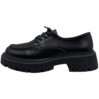 Patent Leather Slip on Platform British Tassel Work Spring Flats Loafers