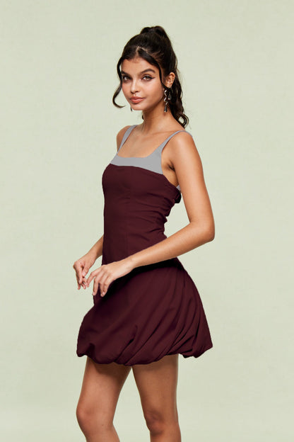 Blaise Ruch Mini Dress in Red