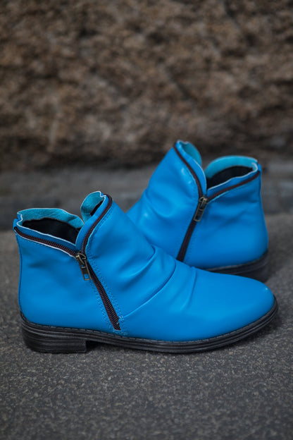 En Bloom | Ruched Ankle Boot