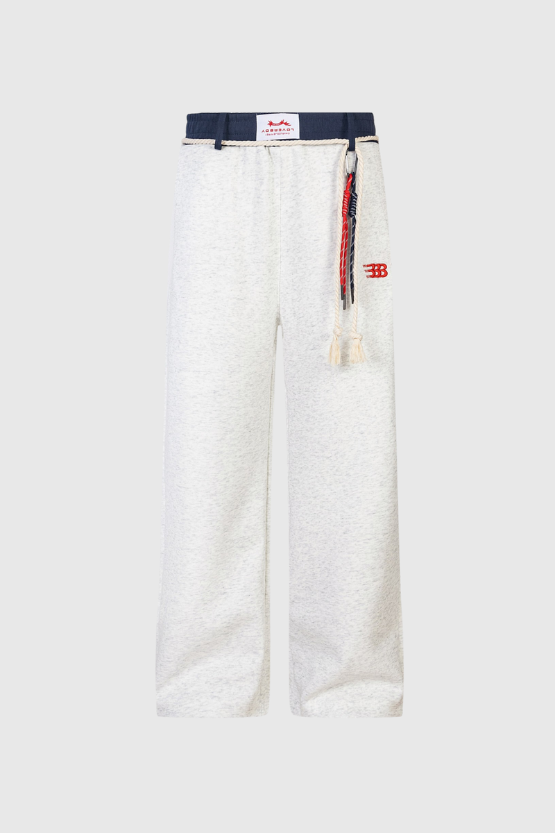 Boann Fringe Pants in White