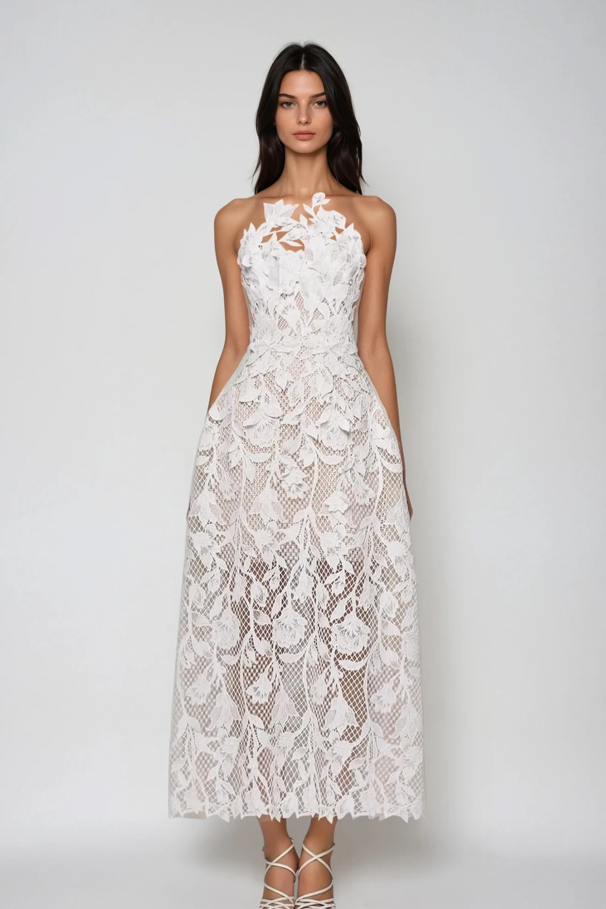 Bodie Lace Maxi Dress