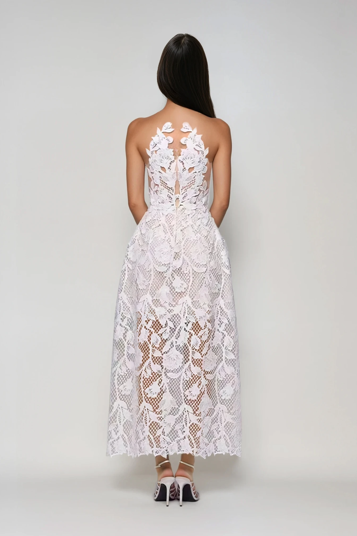 Bodie Lace Maxi Dress