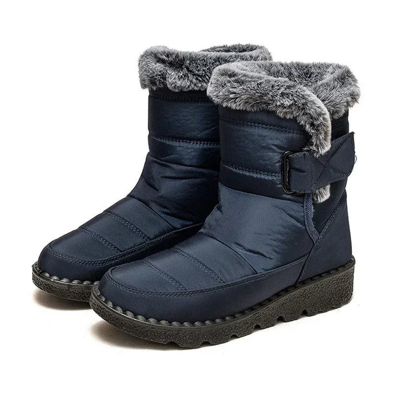 Snow Plush Platform Flat Keep Warm Snow Boot