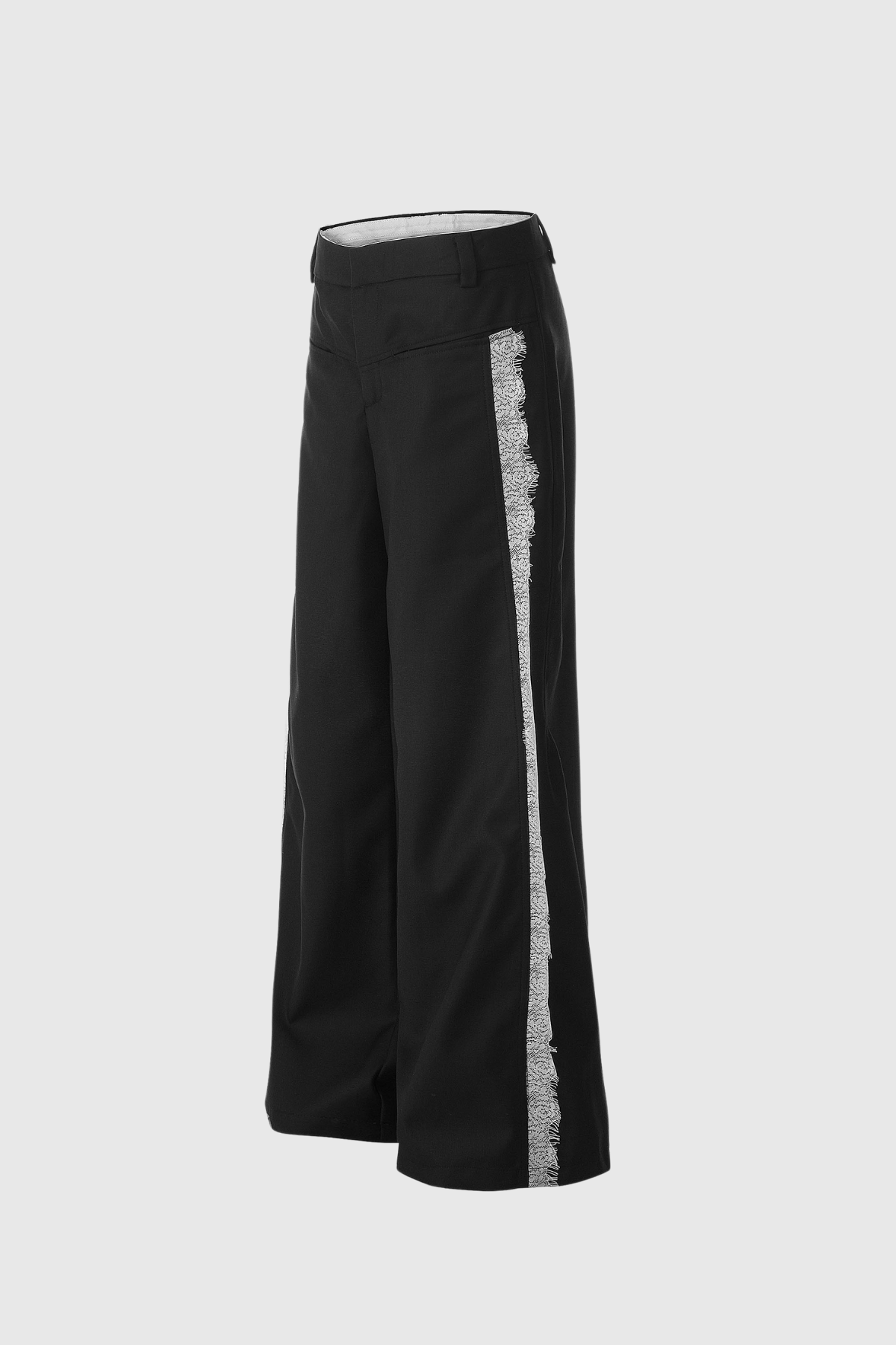Boubacar Lace Pants in Black