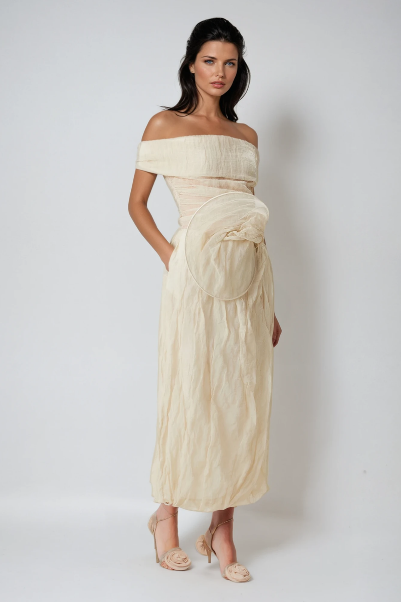 Boutros Ruch Flower Maxi Skirt