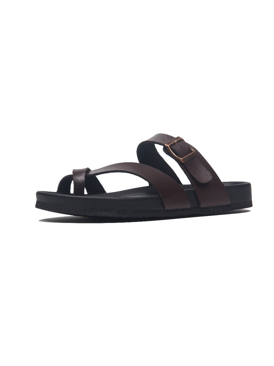 Maibulun | Brown Footbed Sandal