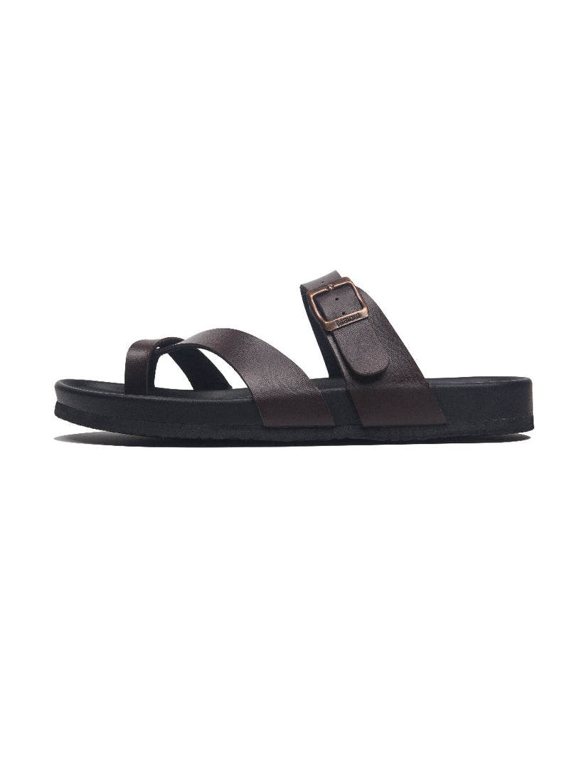 Maibulun | Brown Footbed Sandal