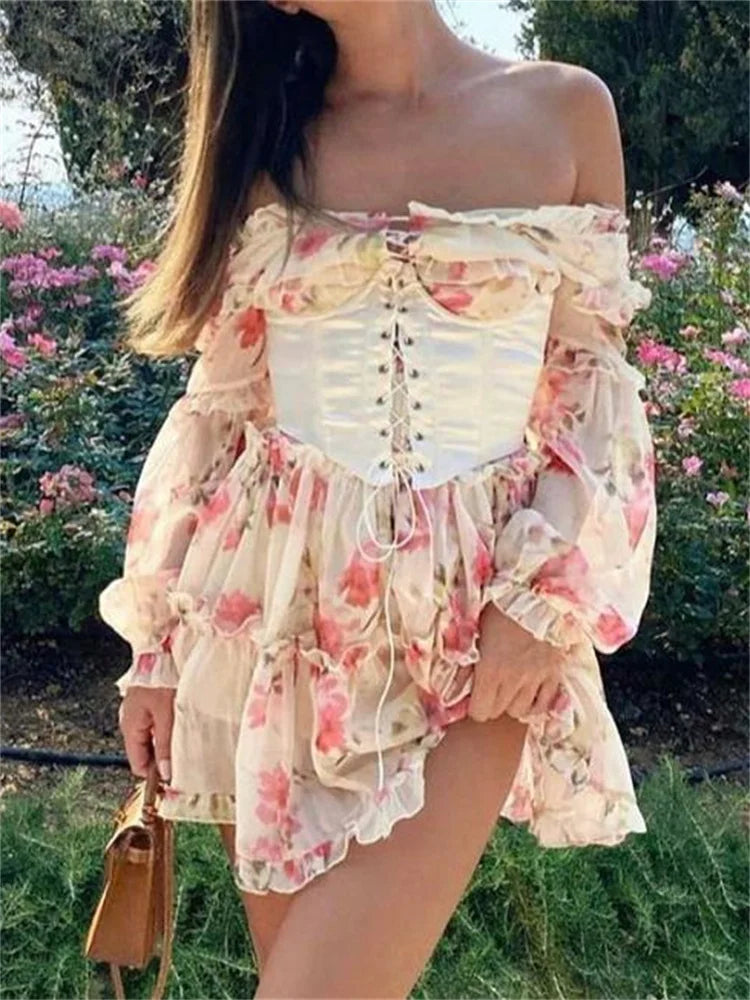 Bandage Corset Mini Dress