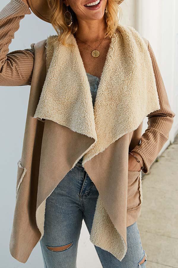 Chicindress Plush Irregular Coat