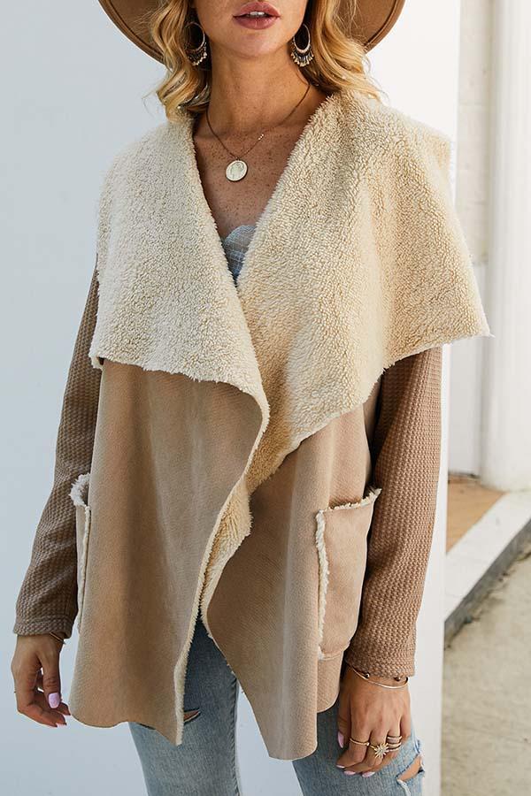 Chicindress Plush Irregular Coat
