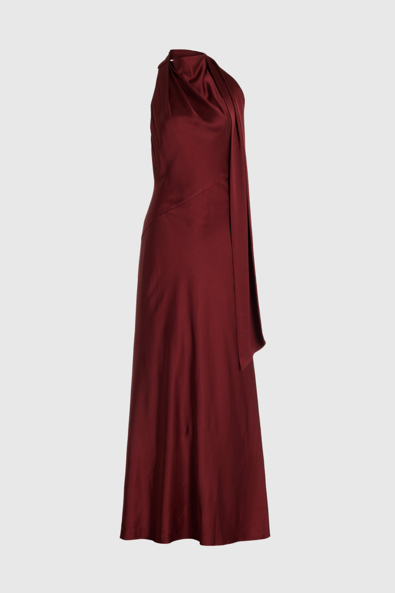 Candyce Sleeveless Asymmetric Maxi Dress