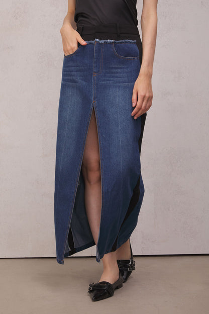 Carolina High Slit Maxi Skirt