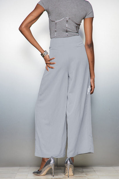 Carthach Lace Asymmetric Pants