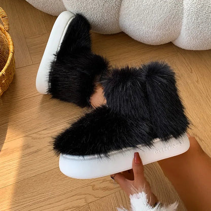 Plush Comfortable Warm Cozy Stylish Snow Boot