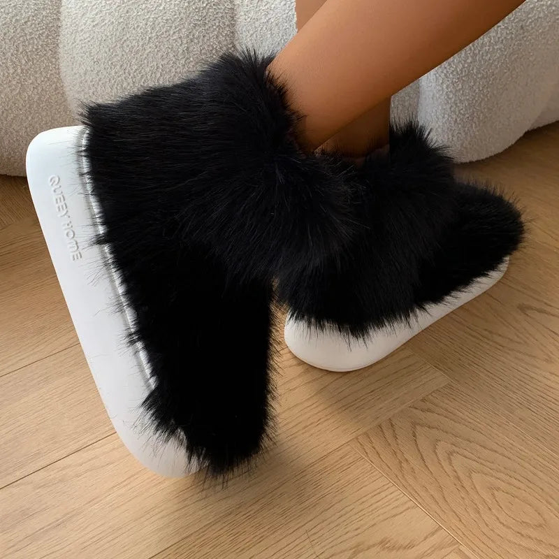 Plush Comfortable Warm Cozy Stylish Snow Boot