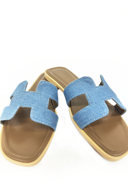 Flat Slide Sandals