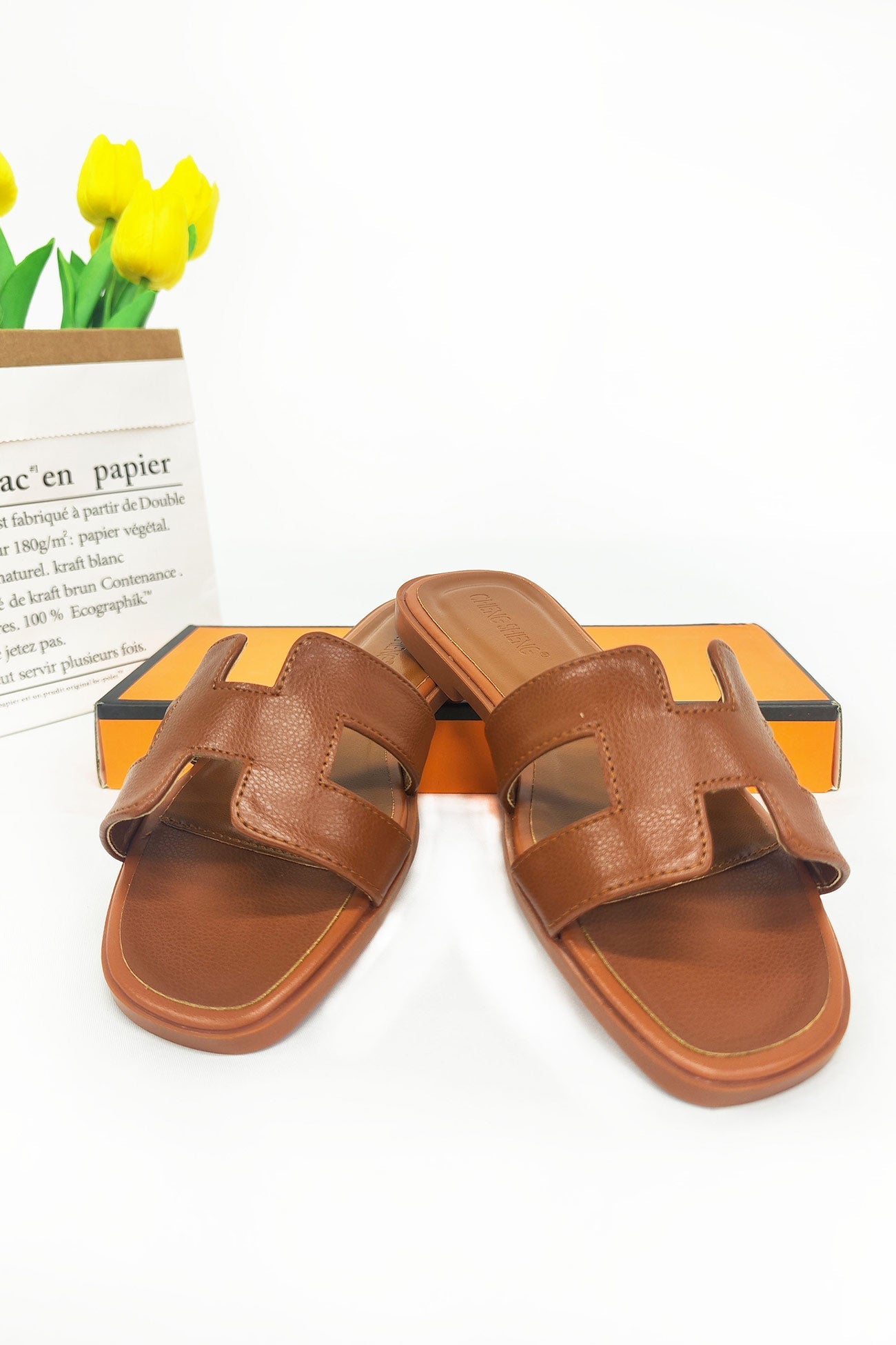 Flat Slide Sandals