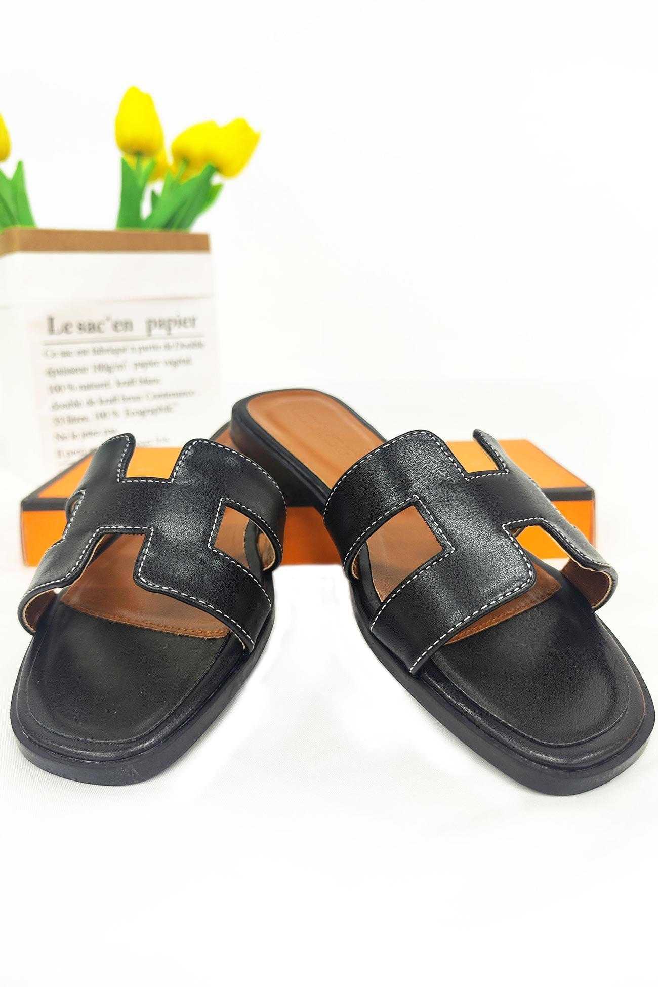 Flat Slide Sandals